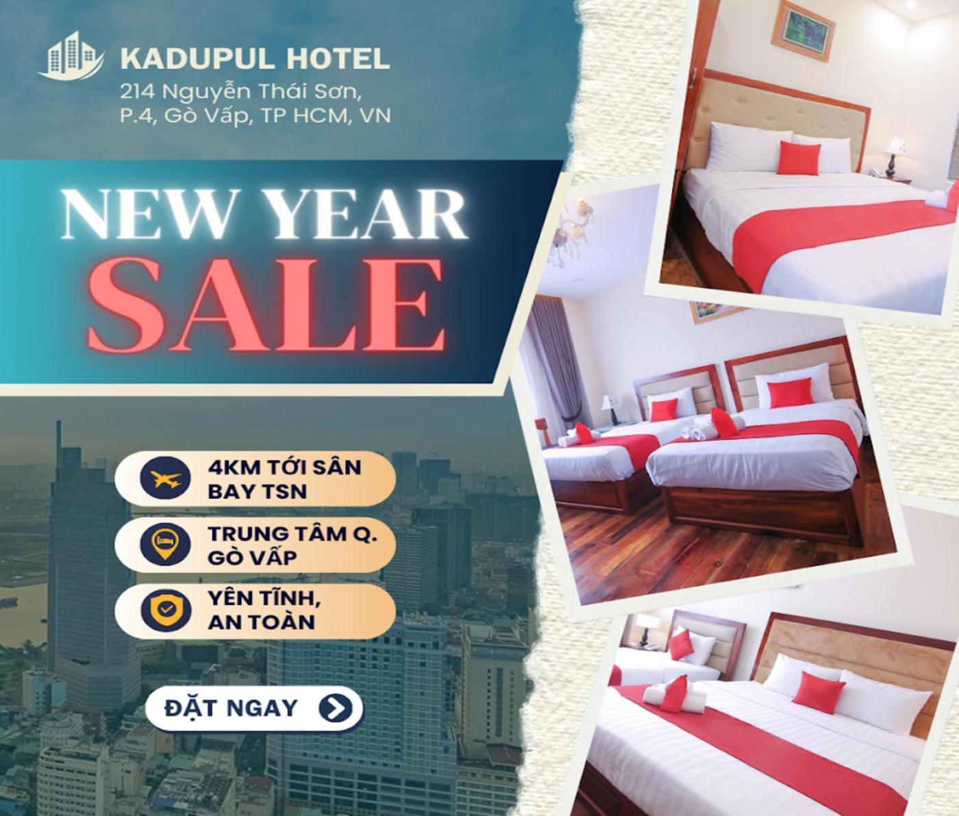 Kadupul Hotel Nguyen Thai Son Ho Chi Minh-staden Exteriör bild